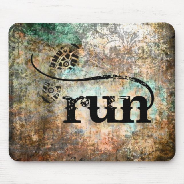 Run/Runner by Vetro Jewellery Mouse Pad (Front)