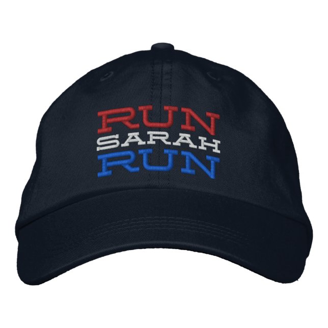 Run Sarah Run Embroidered Hat (Front)