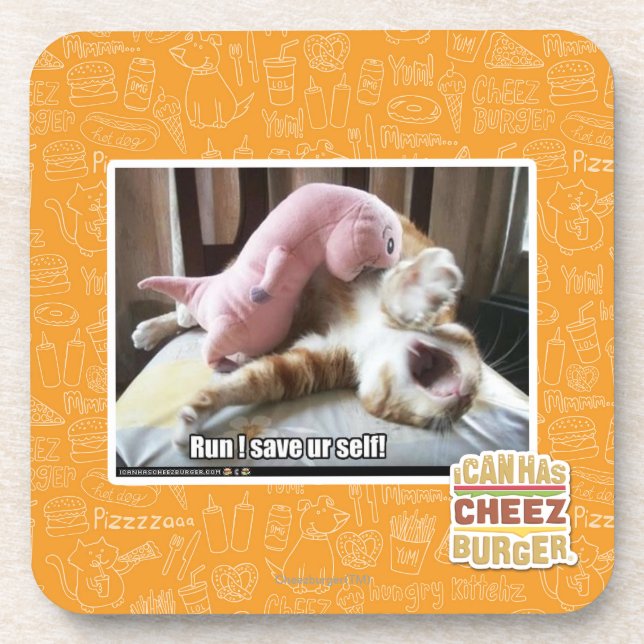 Run! Save ur self! Coaster (Front)