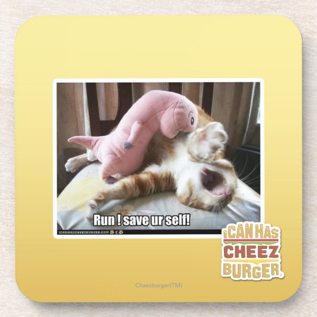 Run! Save ur self! Coaster (Front)