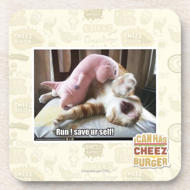 Run! Save ur self! Coaster (Front)