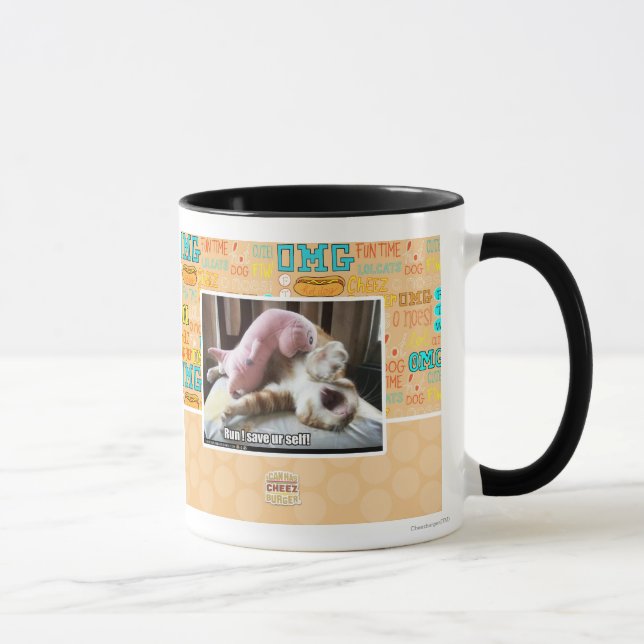 Run! Save ur self! Mug (Right)
