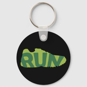 Run Shoe Key Ring