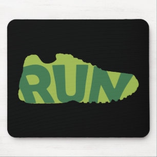 Run Shoe Mouse Pad