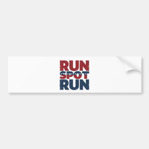 Run Spot Run Trump 2024 Trump Vance election Bumper Sticker