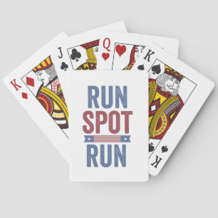 Run Spot Run Trump President Election 2024 Playing Cards