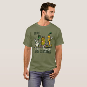 Run The Vegans Are Coming Vegetables T-Shirt