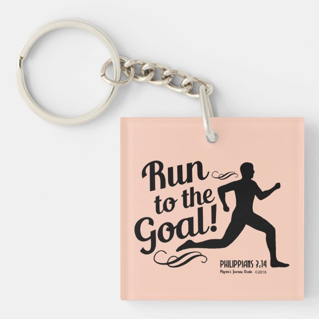 Run to the Goal! Key Ring (Front)
