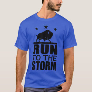 Run To The Storm - Bison American Fitness Sports M T-Shirt