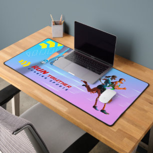 Run Together Desk Mat