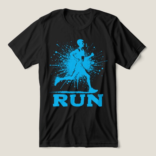 RUN Tri-Blend SHIRT (Design Front)
