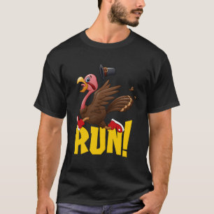 Run Turkey Trot 2022 Thanksgiving Turkey Running 5 T-Shirt