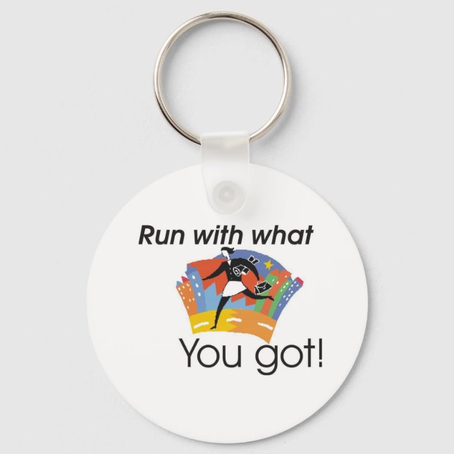 Run with what you got key ring (Front)