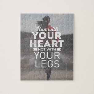 Run With Your Heart Jigsaw Puzzle