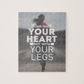 Run With Your Heart Jigsaw Puzzle