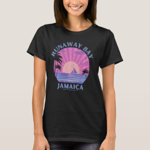 Runaway Bay - Jamaica - Palm Sunset Vacation Saili T-Shirt