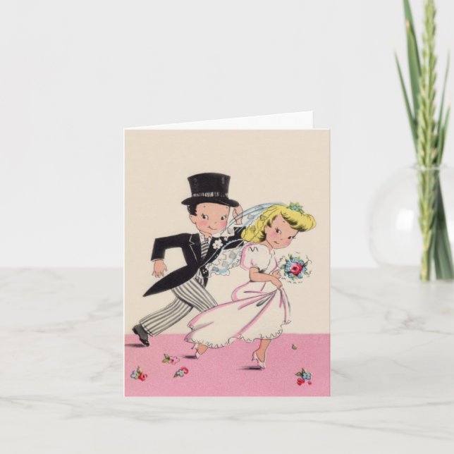 Runaway Bride & Groom Card (Front)