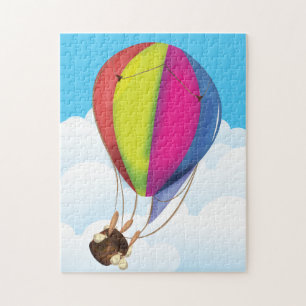 Runaway Cartoon Balloon Jigsaw Puzzle