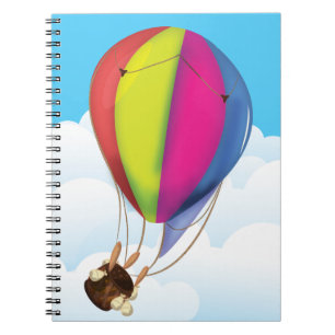 Runaway Cartoon Balloon Notebook