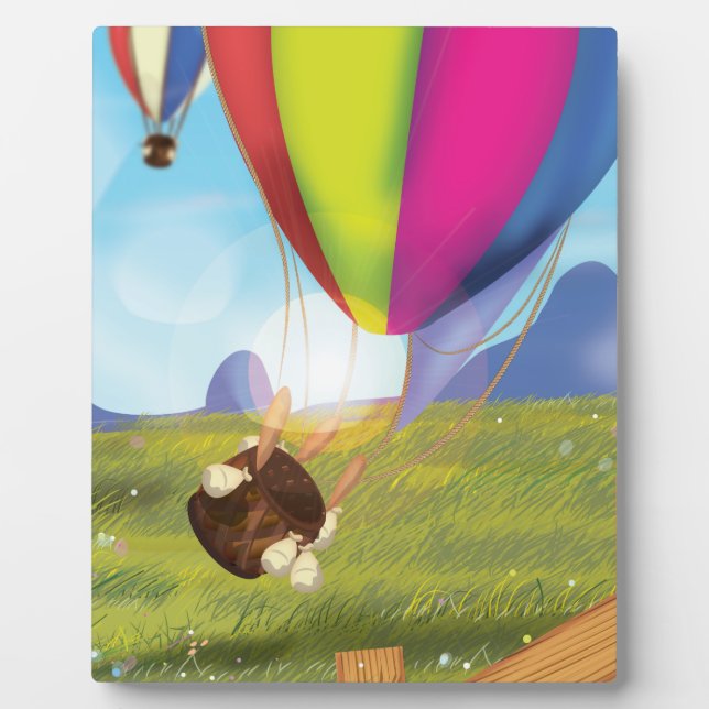 Runaway Cartoon Balloon Plaque (Front)
