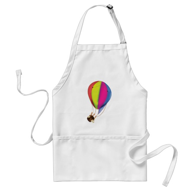 Runaway Cartoon Balloon Standard Apron (Front)