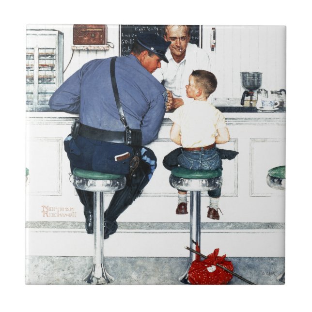 Runaway Ceramic Tile (Front)