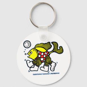 Runaway Fish Key Ring