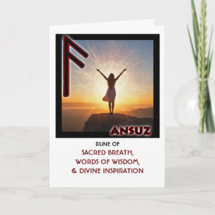 Rune Ansuz - Divine Inspiration Card