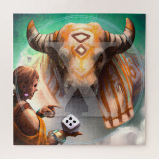 Rune Art Puzzle ᚷ | Anglo-Saxon Viking runic runes