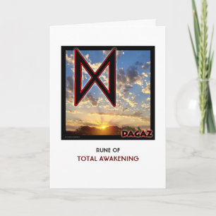 Rune Dagaz - Total Awakening - Sunrise Card