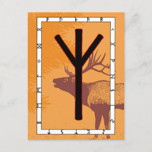 Rune Elhaz – Protection Postcard