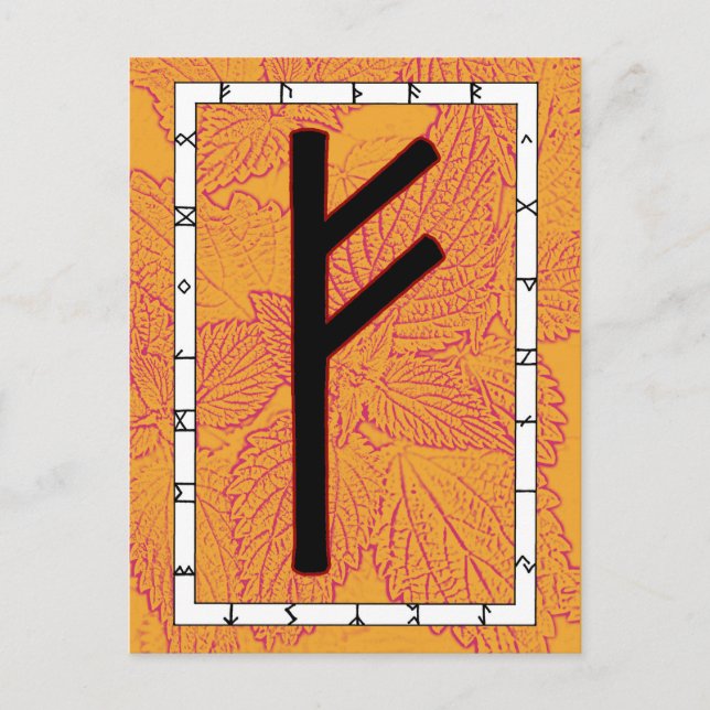 Rune Fehu - Becoming Postcard (Front)