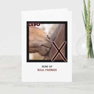 Rune Gebo - Soul Friends, Partnership, Horse Card