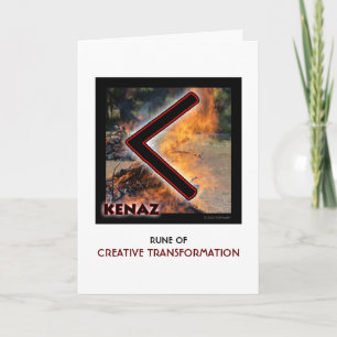 Rune Kenaz - Creative Transformation Card