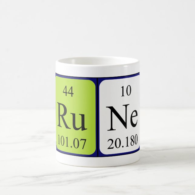 Rune periodic table name mug (Center)