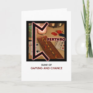 Rune Perthro - Gaming & Chance - Gambler Card