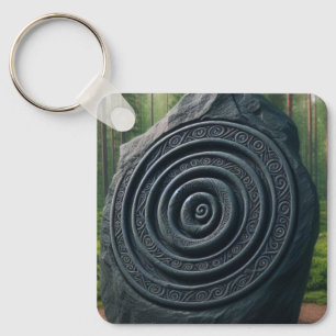 Rune Stone  Key Ring