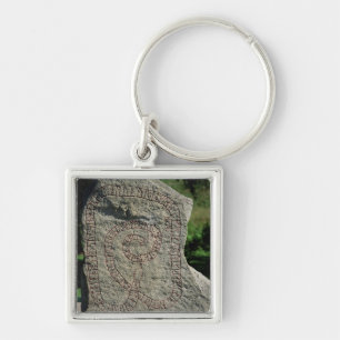 Rune stone outside Gripsholm Castle Key Ring
