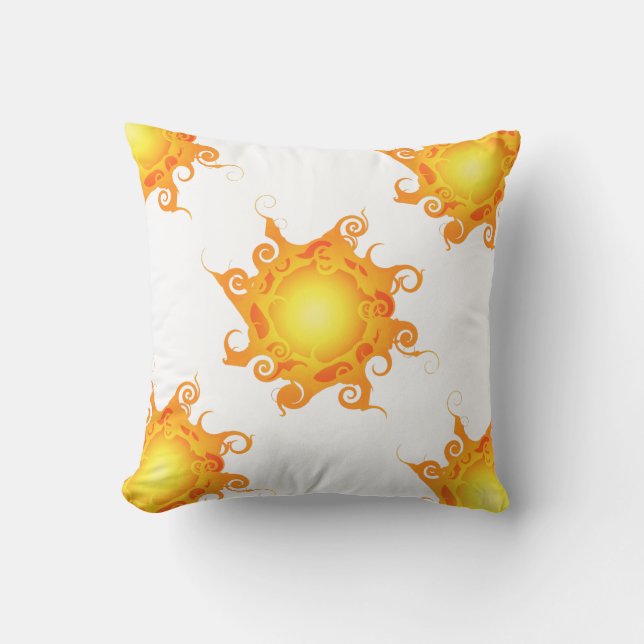 Rune Sun Pillow (Front)