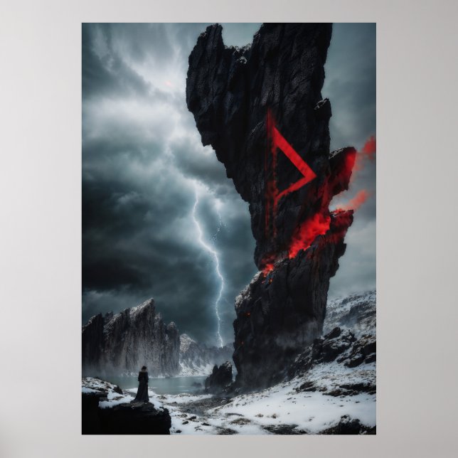 Rune Thurisaz Poster (Front)