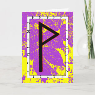 Rune Wunjo - Joy!  Card