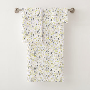 Runes Bath Towel Set