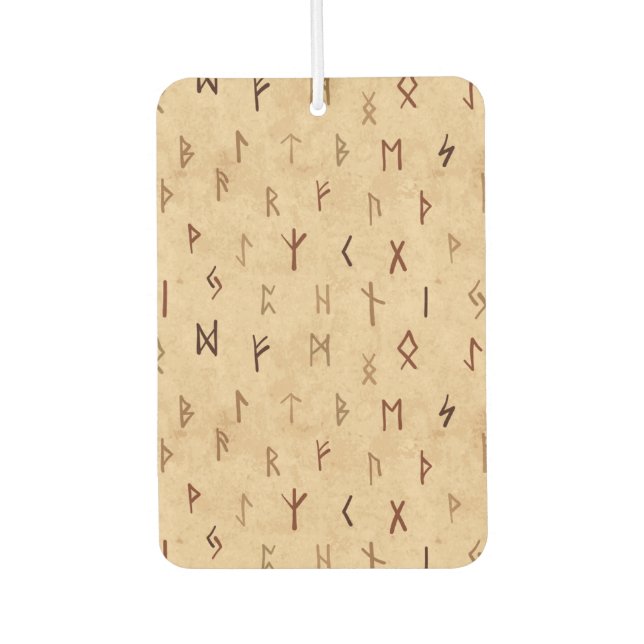 Runes Car Freshener (Front)