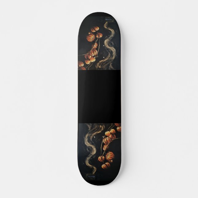 Runes Fehu Darkness Golden Aura Magical Mystery We Skateboard (Front)