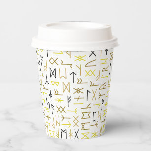Runes Paper Cups