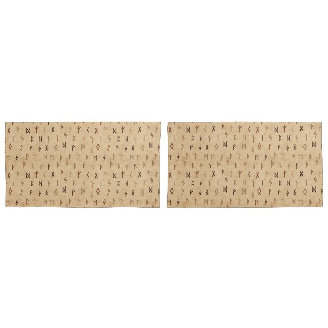 Runes Pillowcases (Front-Set)
