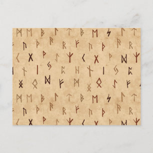 Runes Postcard