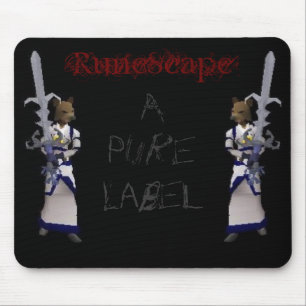 RuneScape - A Pure Label Mouse Pad