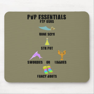 Runescape PVP Essentials Mouse Pad