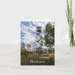 Runge Fire Tower Thank You Card
